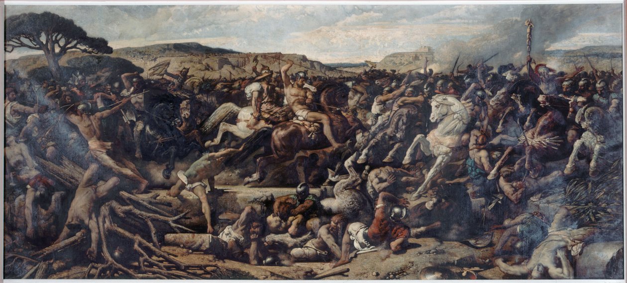 La bataille de Cannes - Francois Nicolas Chifflart