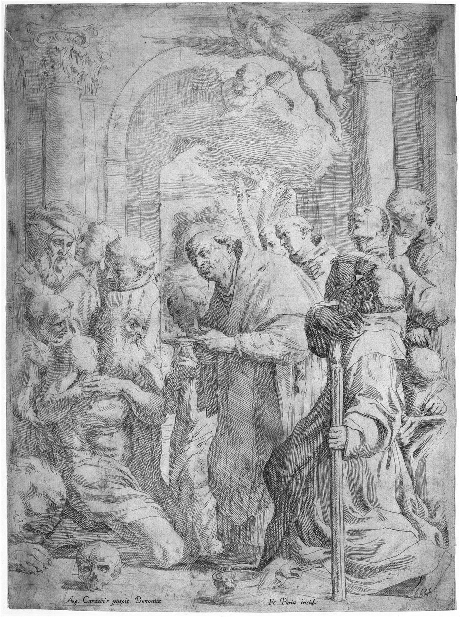 La Dernière Communion de Saint Jérôme - Francois Perrier