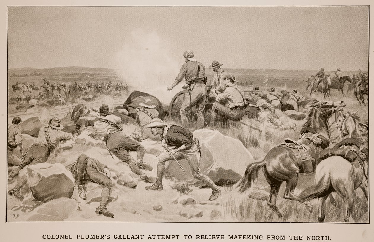 La tentative courageuse du colonel Plumer de soulager Mafeking du nord, d