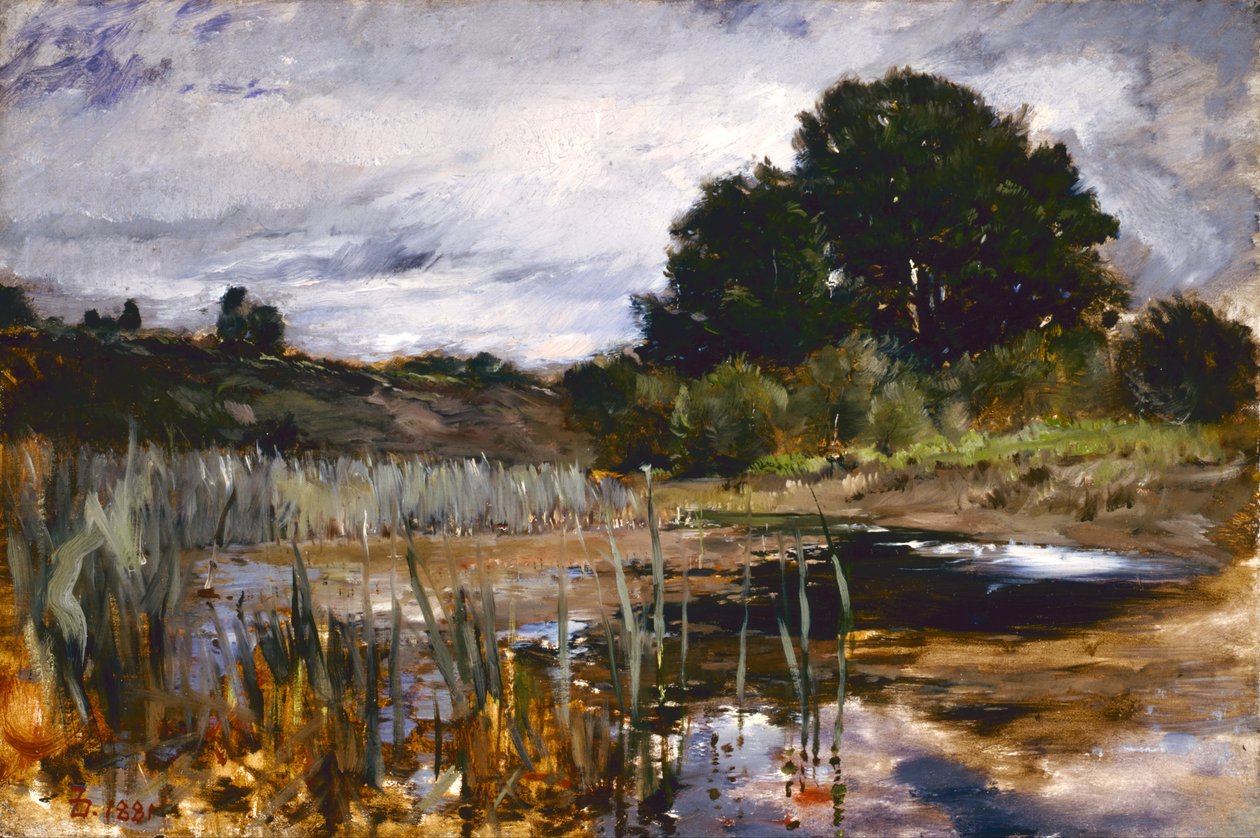 Paysage de Polling - Frank Duveneck