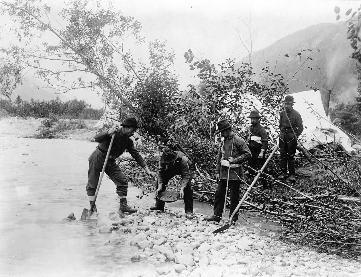 À la recherche de la fortune, région du Klondike, 1897 - Frank La Roche