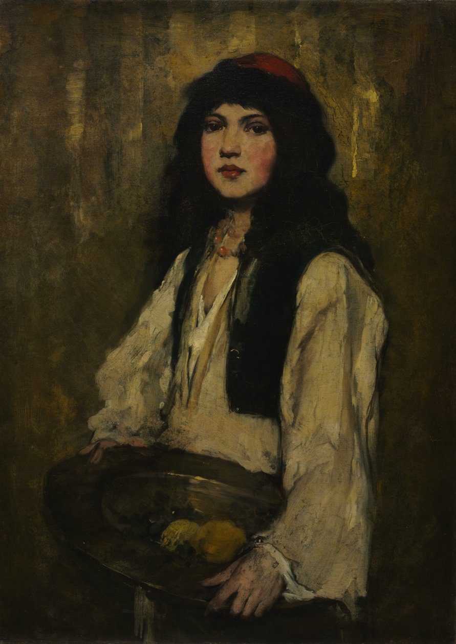 La Fille vénitienne, vers 1880 - Frank Duveneck