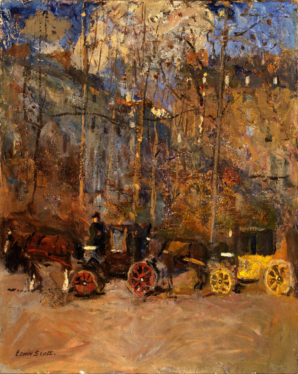 Fiacres, n.d. - Frank Edwin Scott