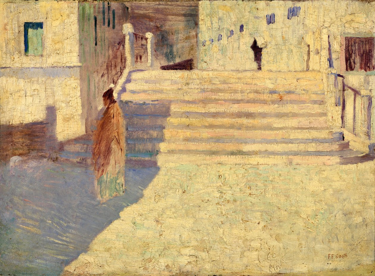 Femmes pres des Escaliers no. II - Frank Edwin Scott