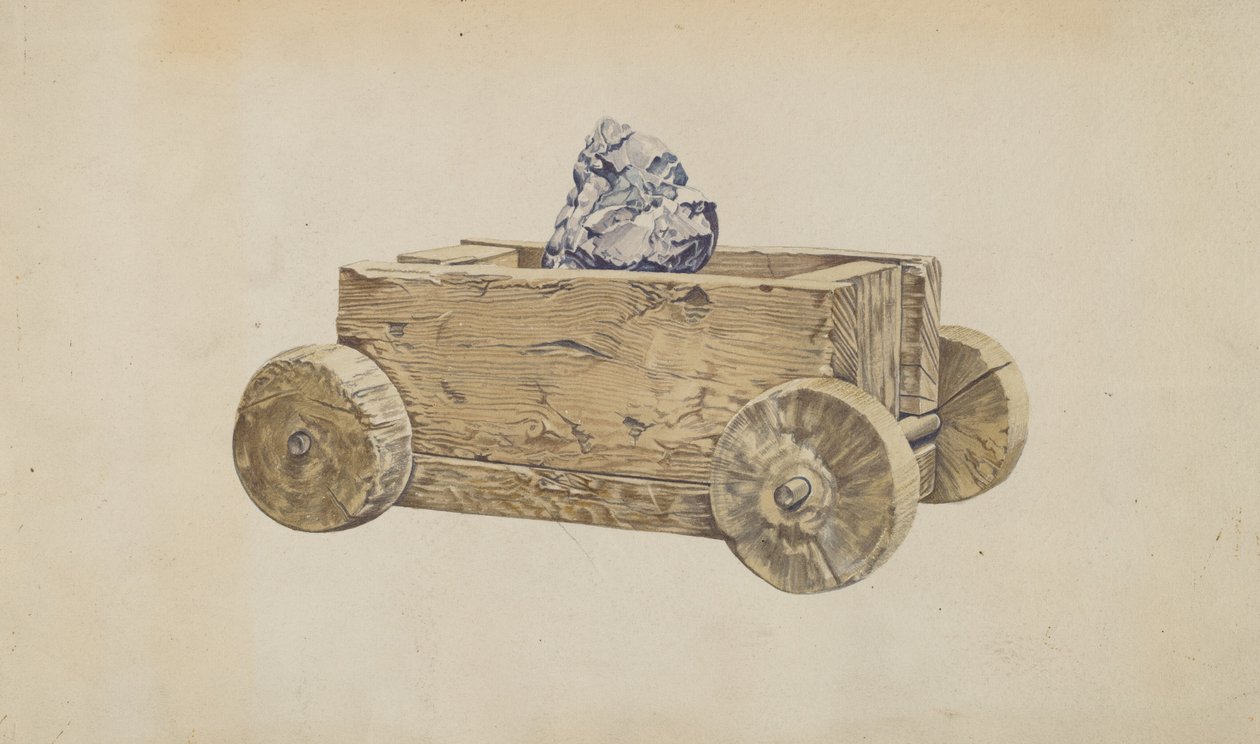 Chariot de mineur, vers 1937 - Frank Eiseman