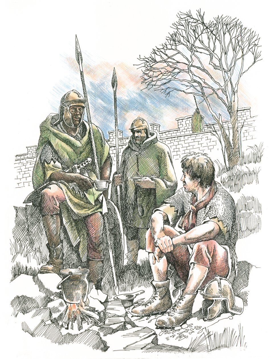 Soldats romains, 2e siècle, vers 1990-2010 - Frank Gardiner
