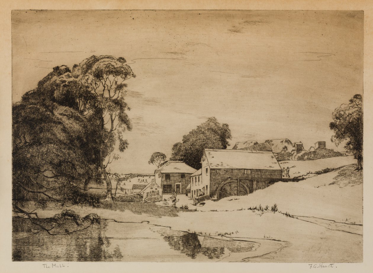 Clapper Mill, Lamorna - Frank Gascoigne Heath