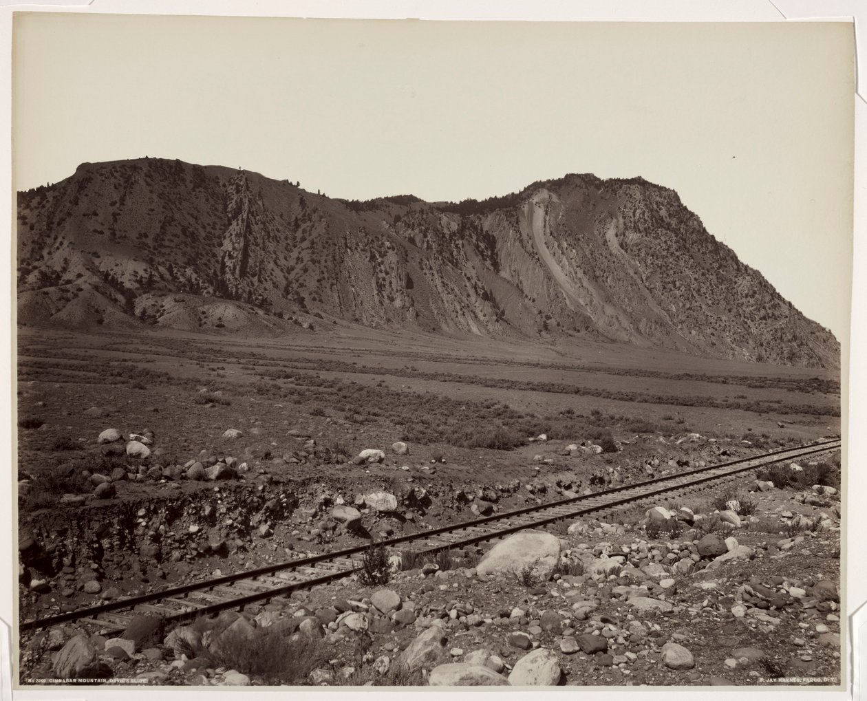 Montagne de Cinabre, Diapositive du Diable, 1880s - Frank Jay Haynes