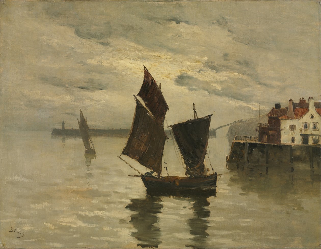 Scène de port - Frank Myers Boggs