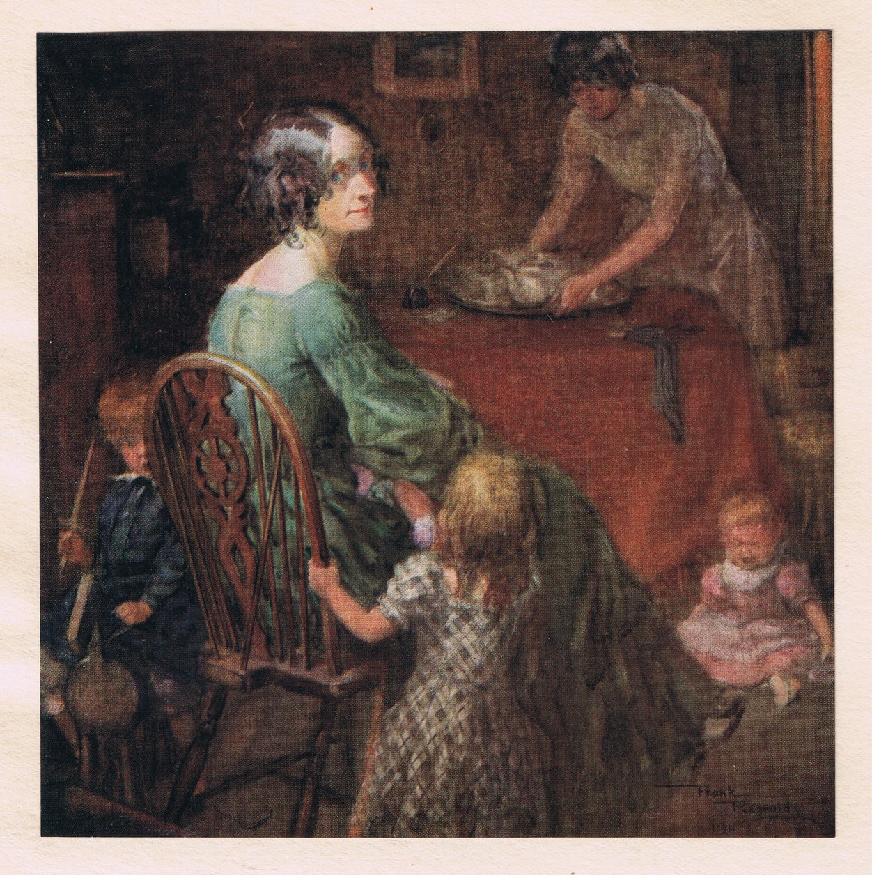 Mme Micawber et famille - Frank Reynolds