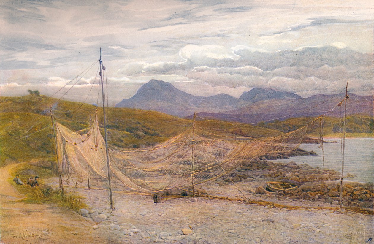 Filets de saumon, Gairloch, Ross-Shire, 1860-1906 - Frank Walton