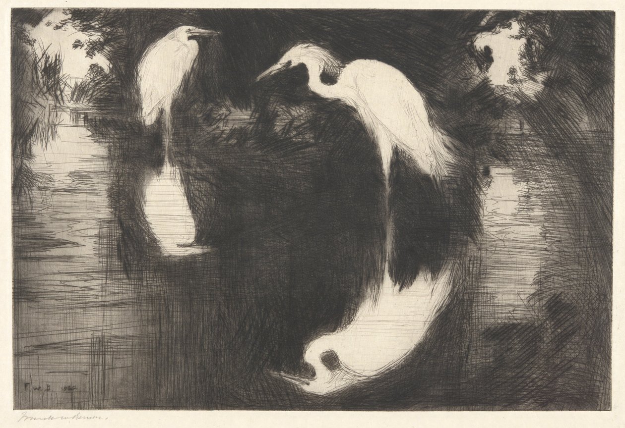 Piscine sombre P. 189 Pub.St. - Frank Weston Benson