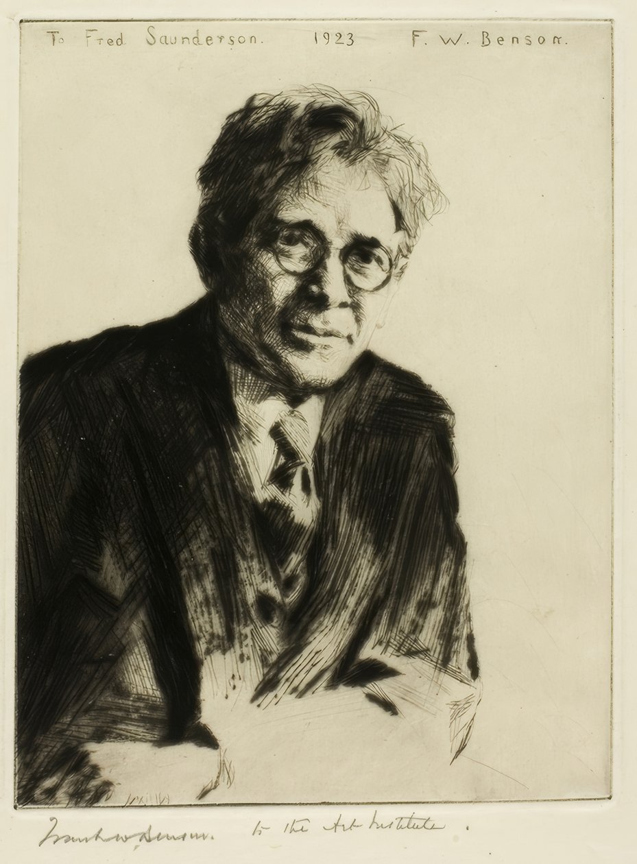 Portrait pour Fred Saunderson - Frank Weston Benson