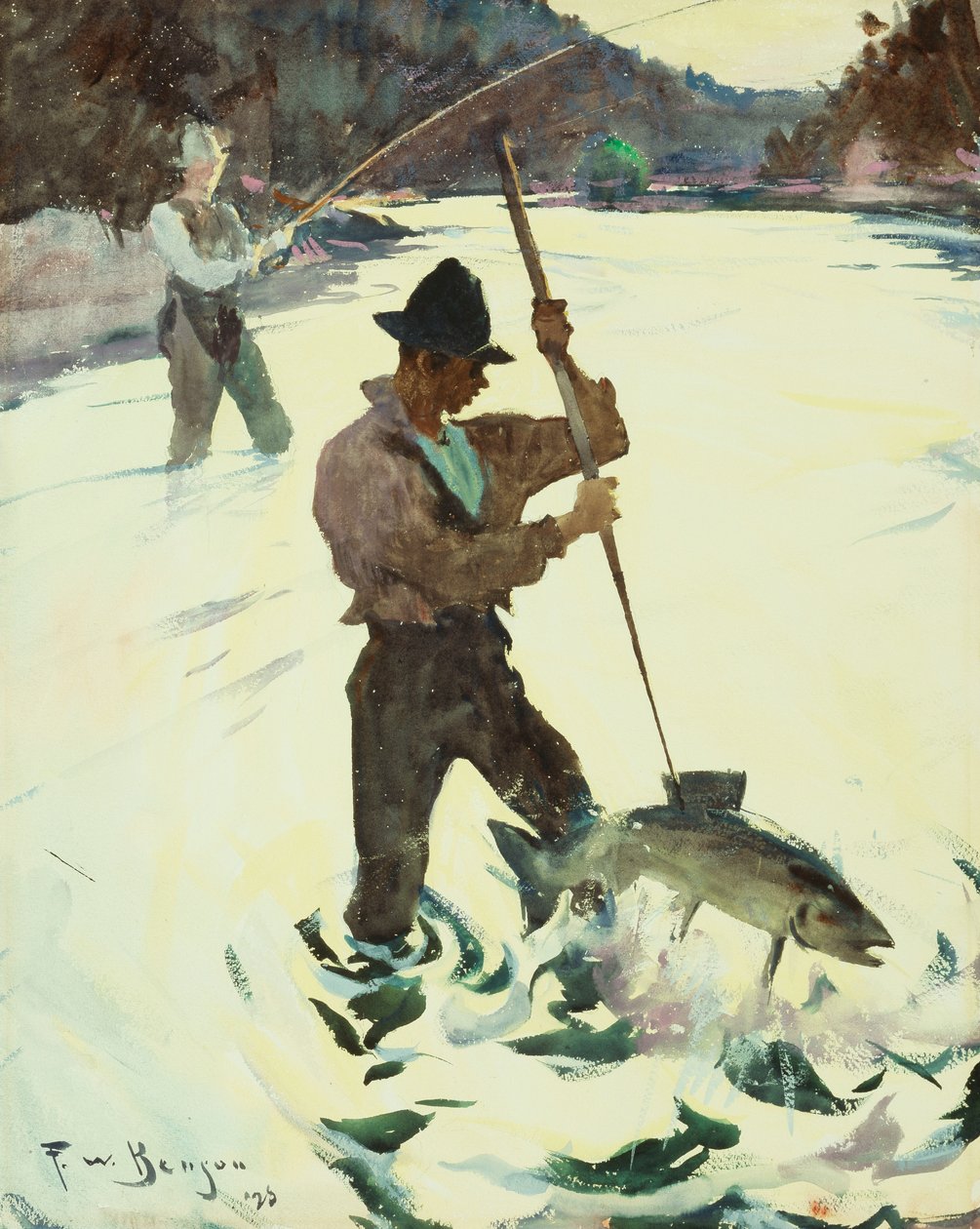 Pêche à la lance - Frank Weston Benson