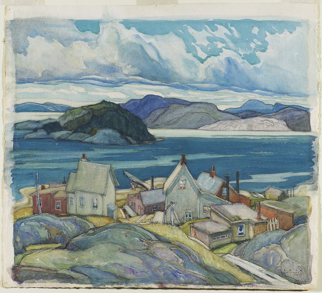 Village de Jackfish, 1926 - Franklin Carmichael