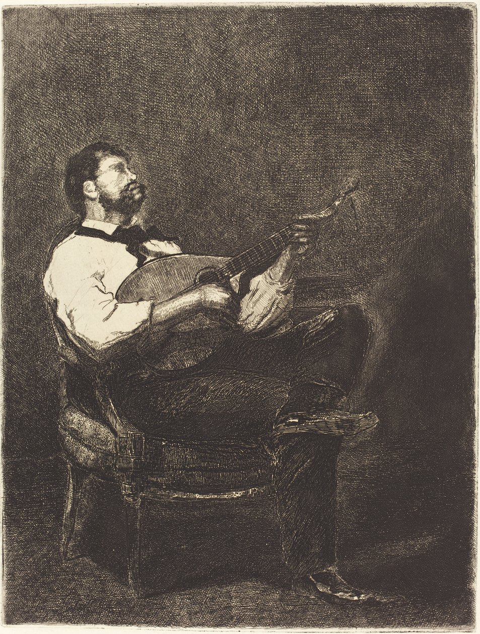Joueur de Guitare, 1861 - François Bonvin