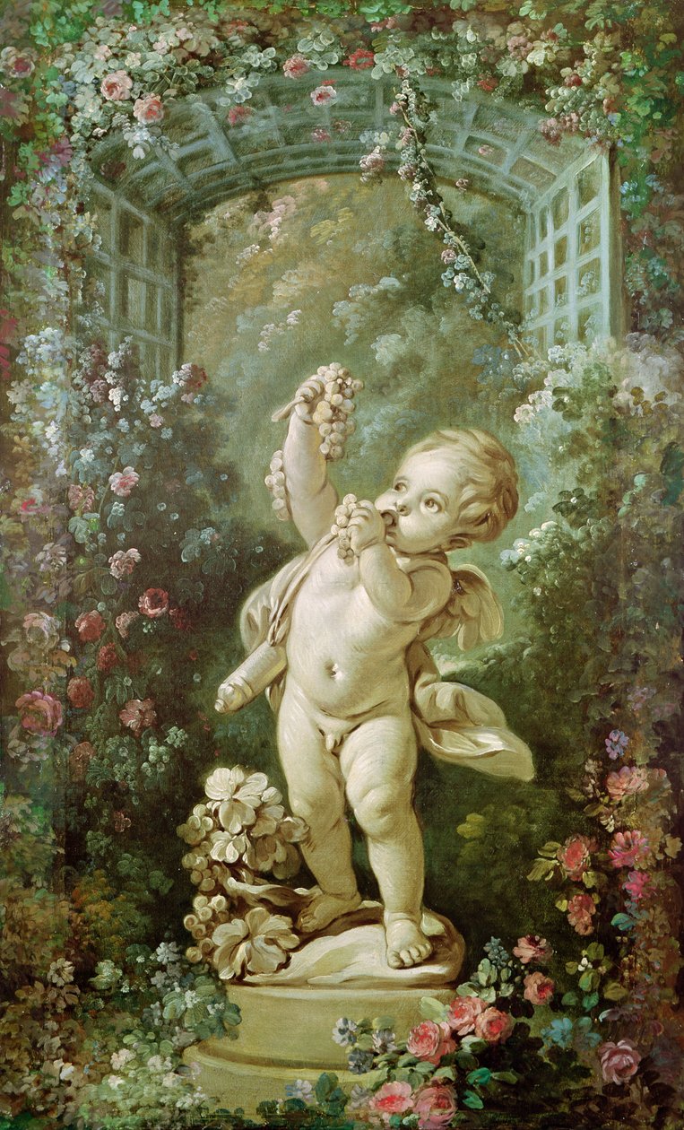 Cupidon avec des raisins - François Boucher