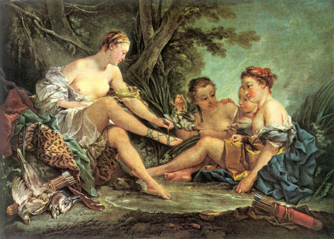 Diane après la chasse - François Boucher