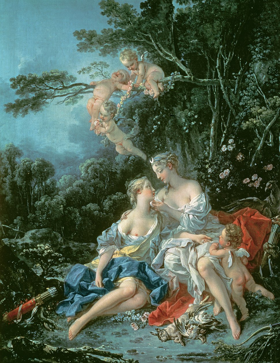 Jupiter et Callisto, 1744 - François Boucher