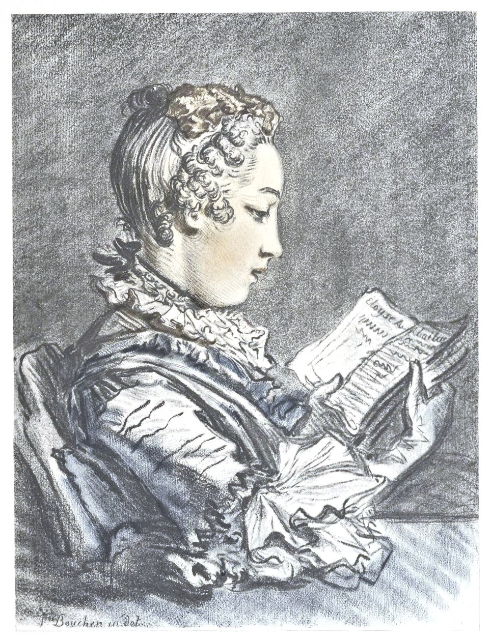 La Liseuse - François Boucher