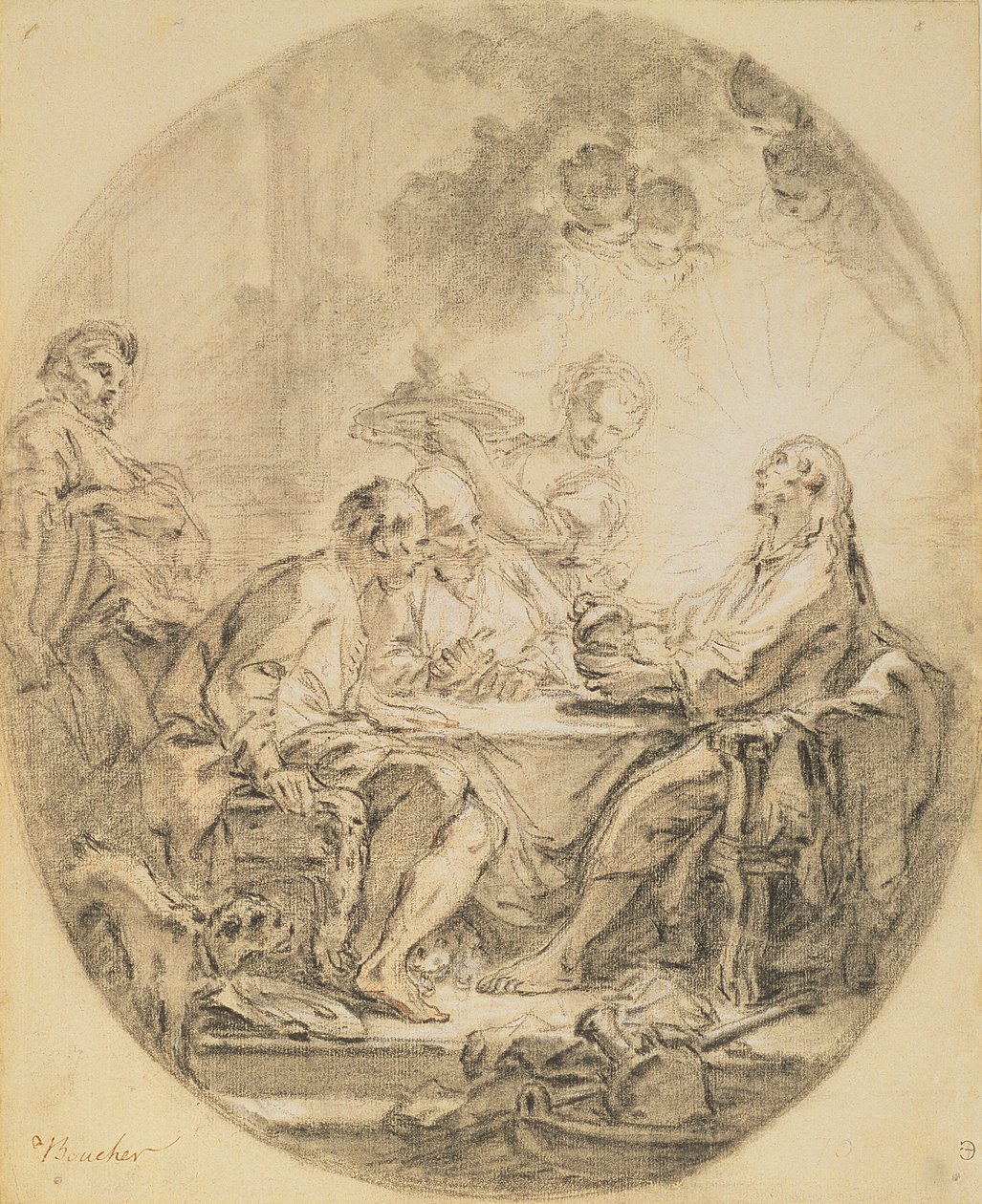 Pèlerins à Emmaüs - François Boucher