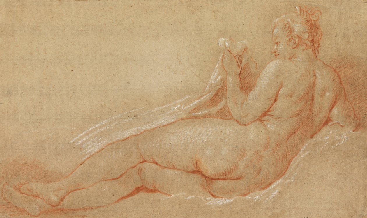 Étude pour nu couché - François Boucher
