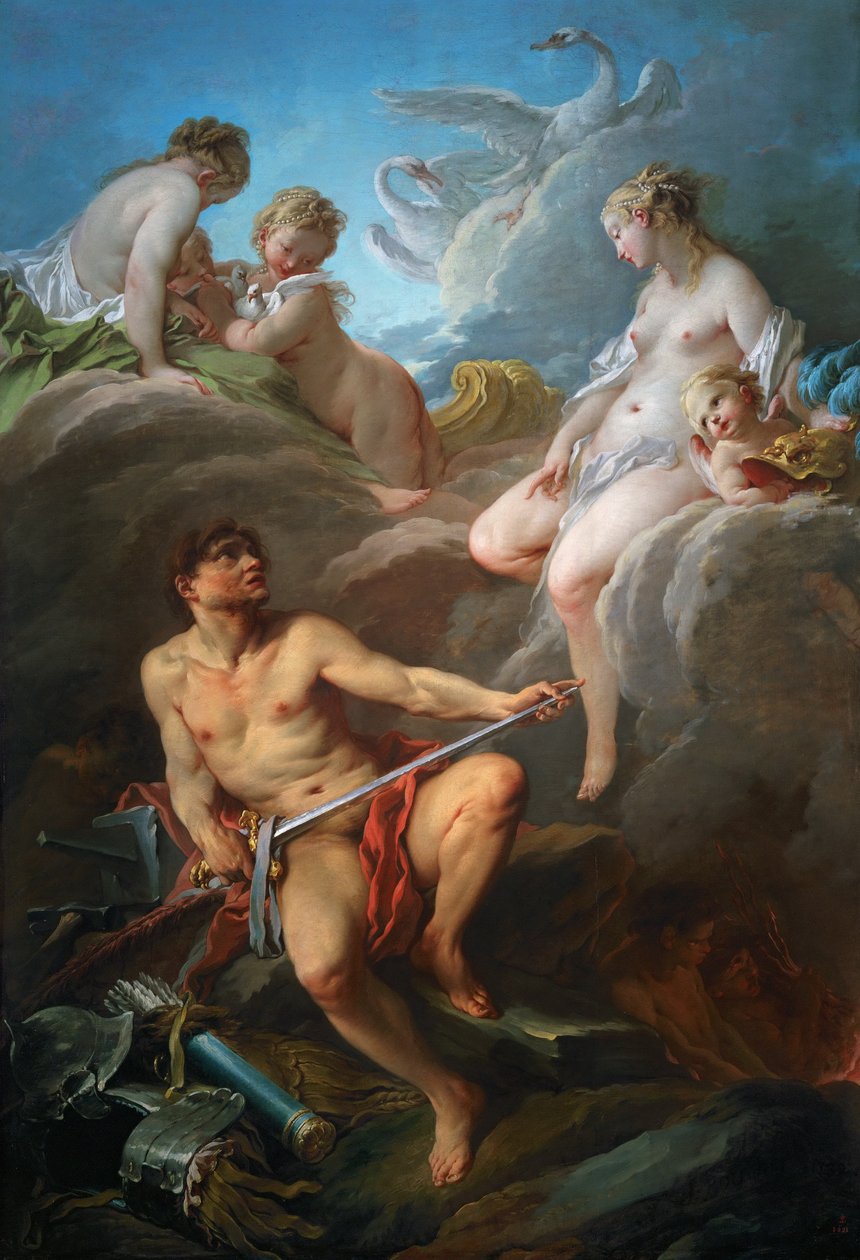 Vénus demandant des armes à Vulcain pour Énée - François Boucher