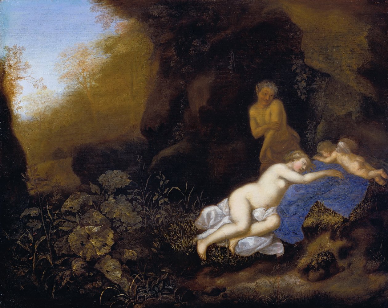 Jupiter et Antiope - François Verwilt