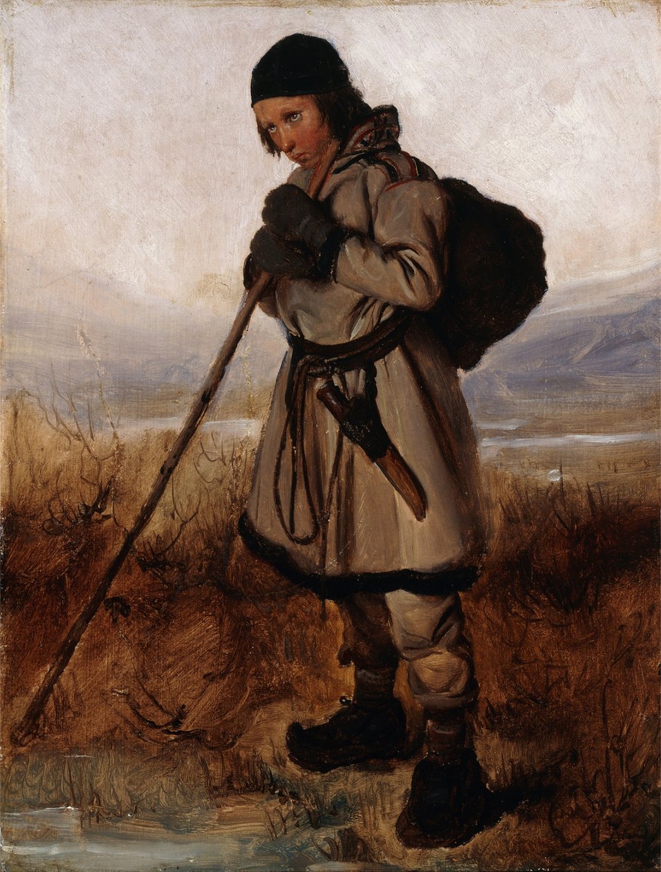 Français :  Un Lapon A Laplander - François Auguste Biard