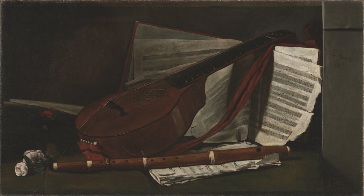 Attributs de la musique, 1863 - François Bonvin