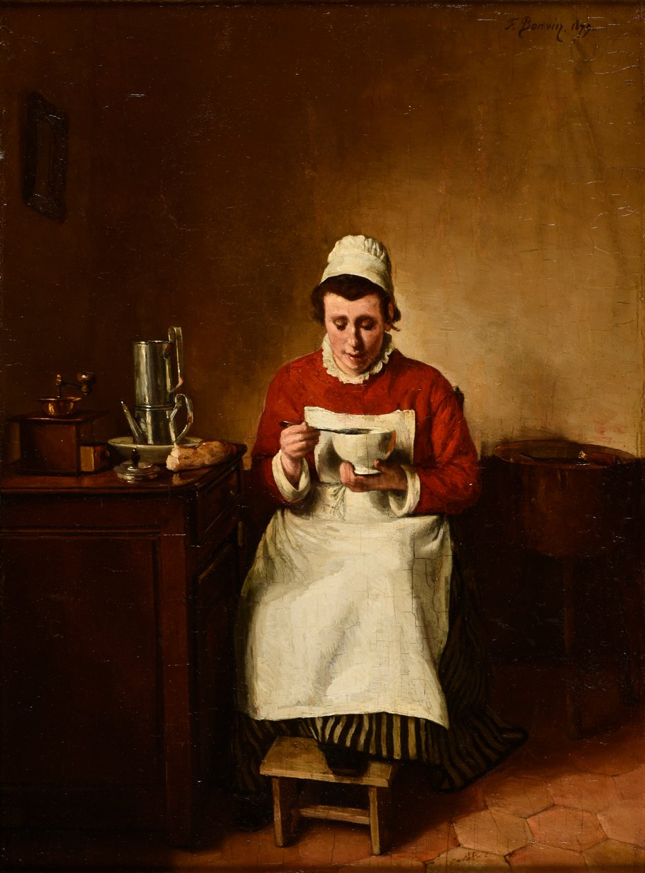 Le déjeuner ou le bol de café - François Bonvin