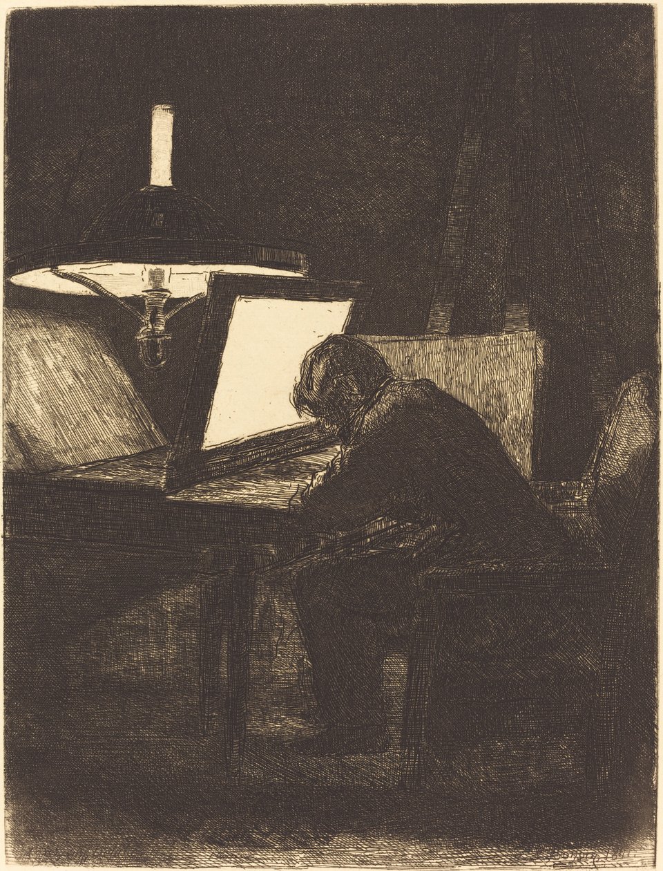 Le Graveur - François Bonvin