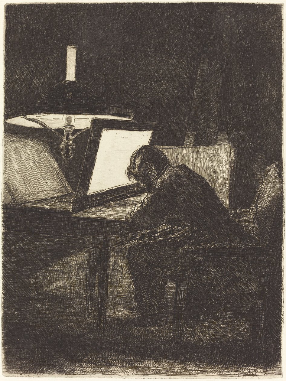 Le Graveur - François Bonvin