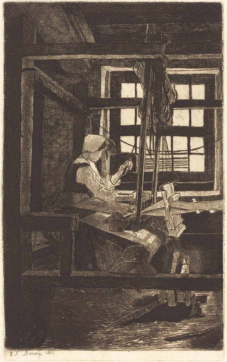 La Tisserande - François Bonvin
