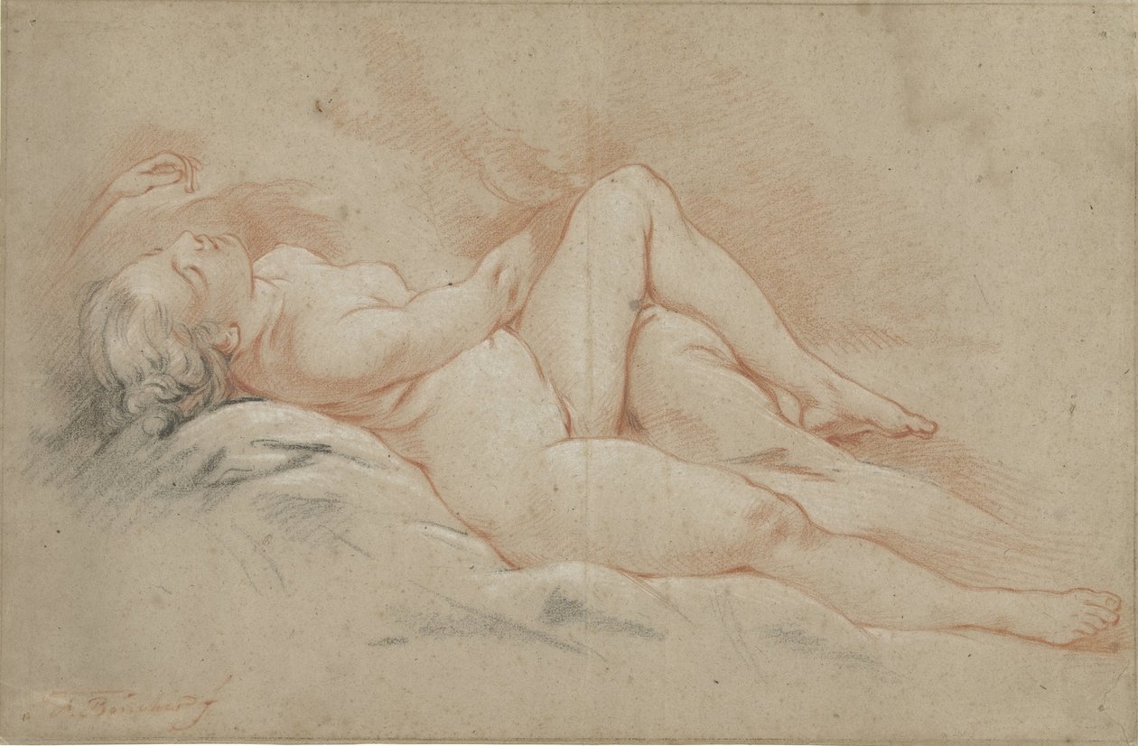 Femme nue allongée sur le dos | François Boucher