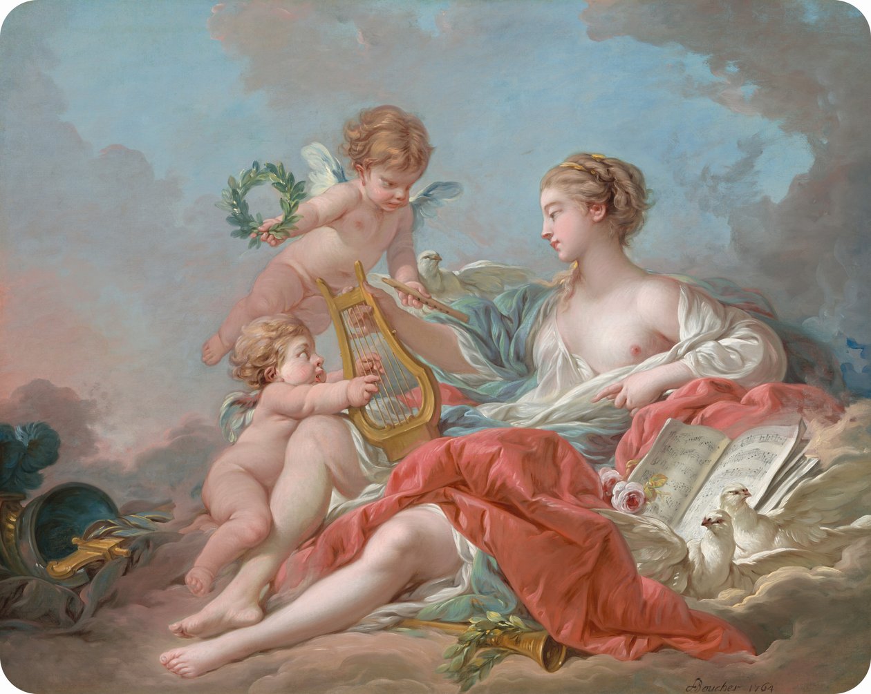Allégorie de la Musique, 1764 - François Boucher
