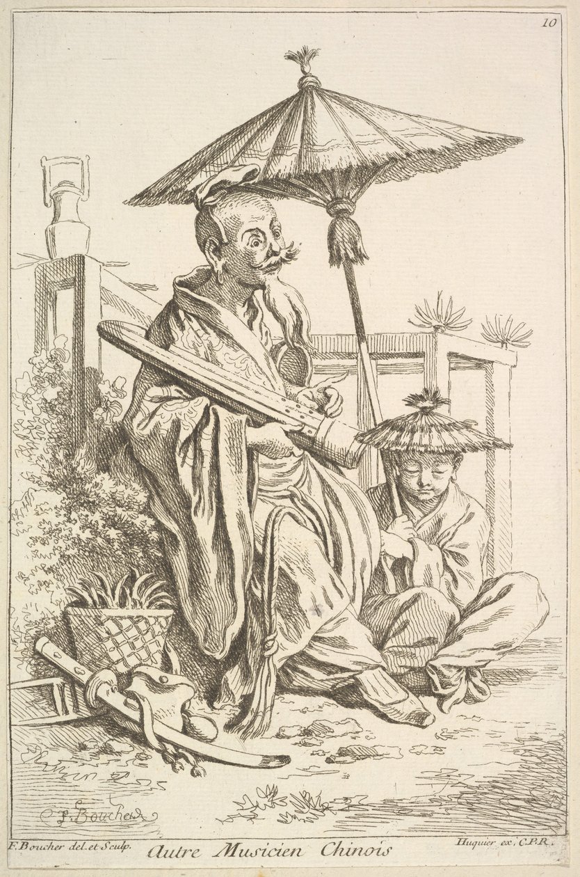 Un autre musicien chinois - François Boucher