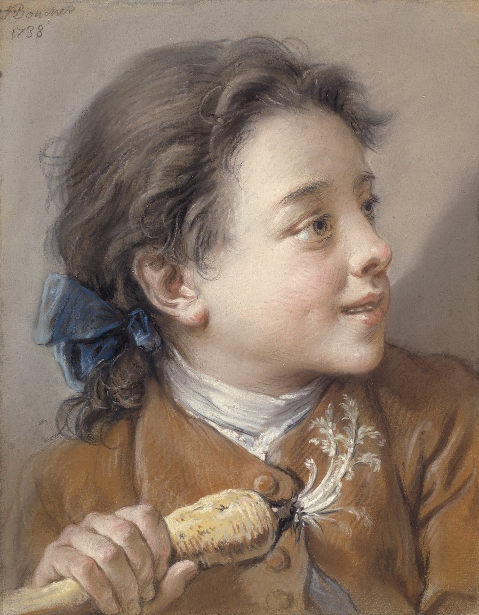 Garçon avec une carotte - François Boucher