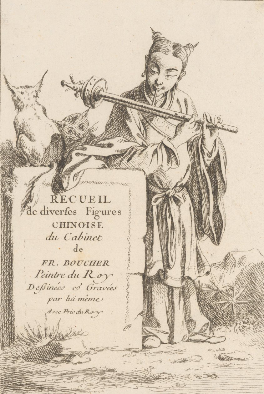 Collection de diverses figures chinoises, 1738-45 - François Boucher