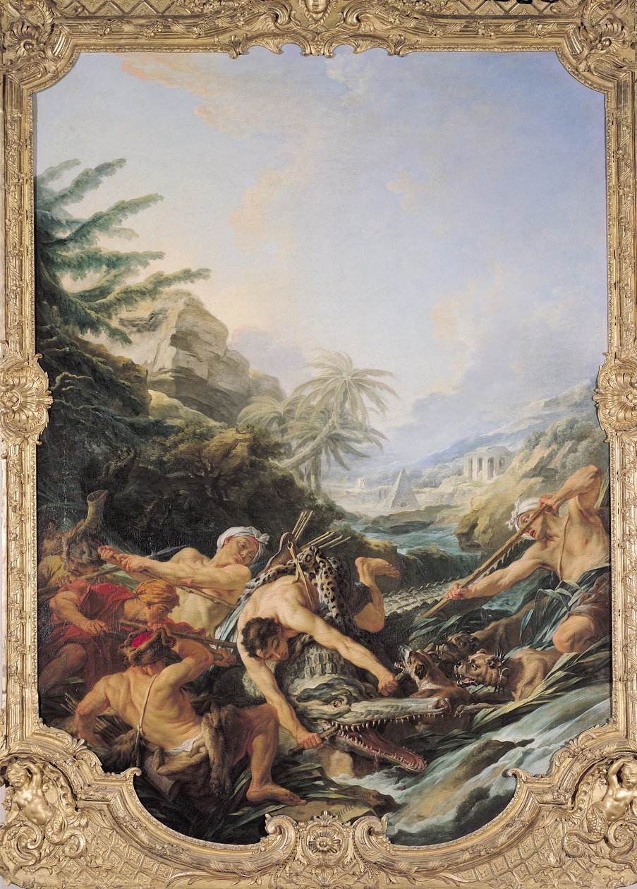 Chasse au crocodile - François Boucher