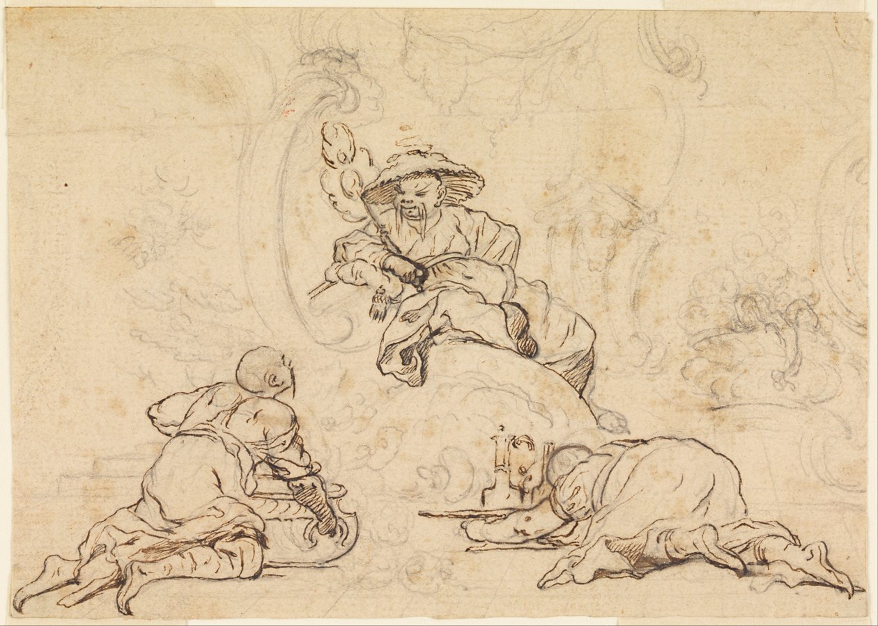 Dessins pour ornement Chinoiserie - François Boucher