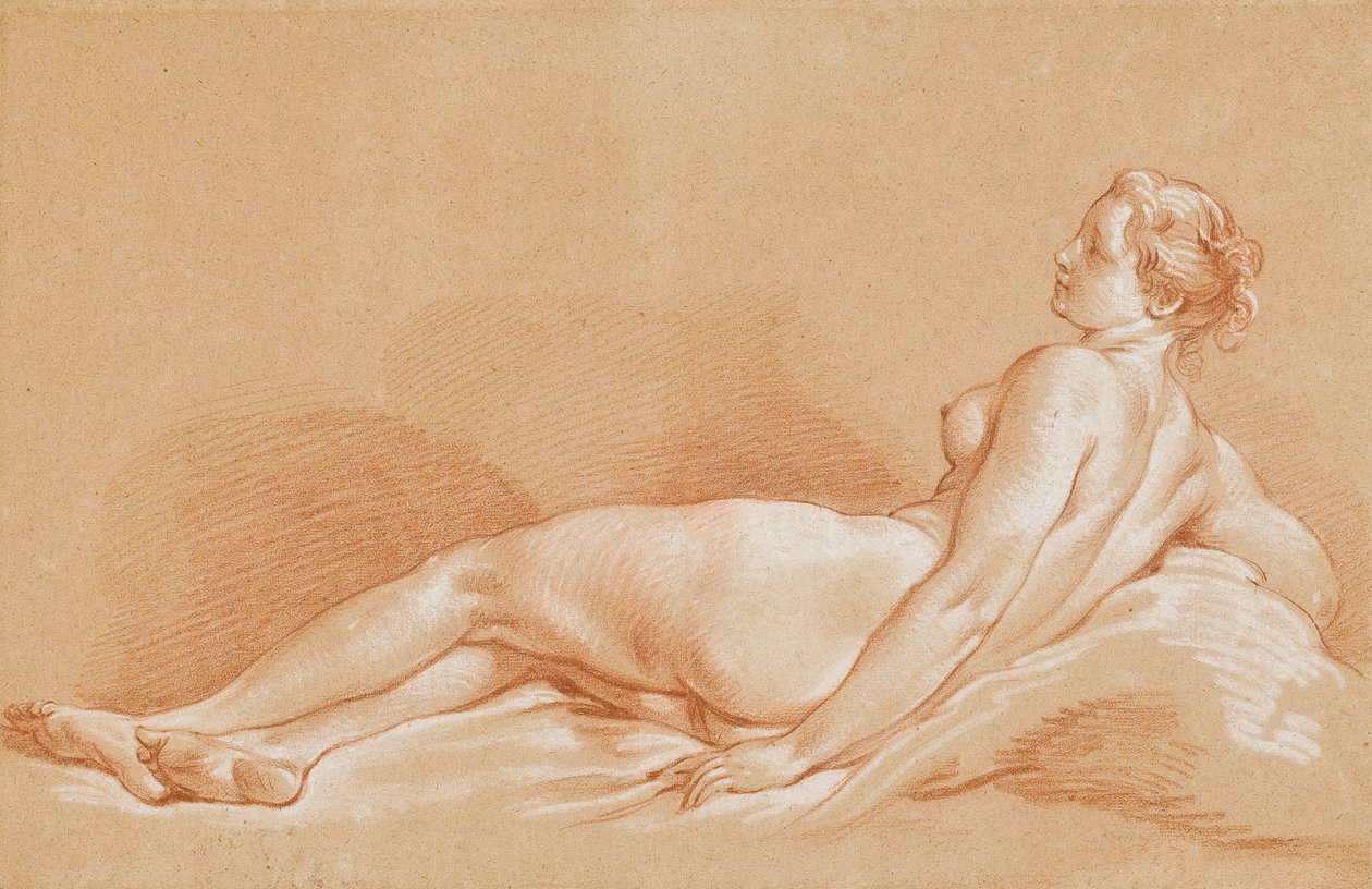 Jeune femme allongée - François Boucher