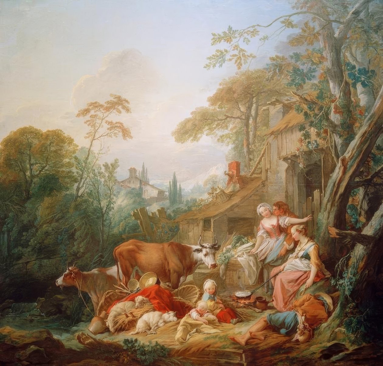 Idylle rurale - François Boucher