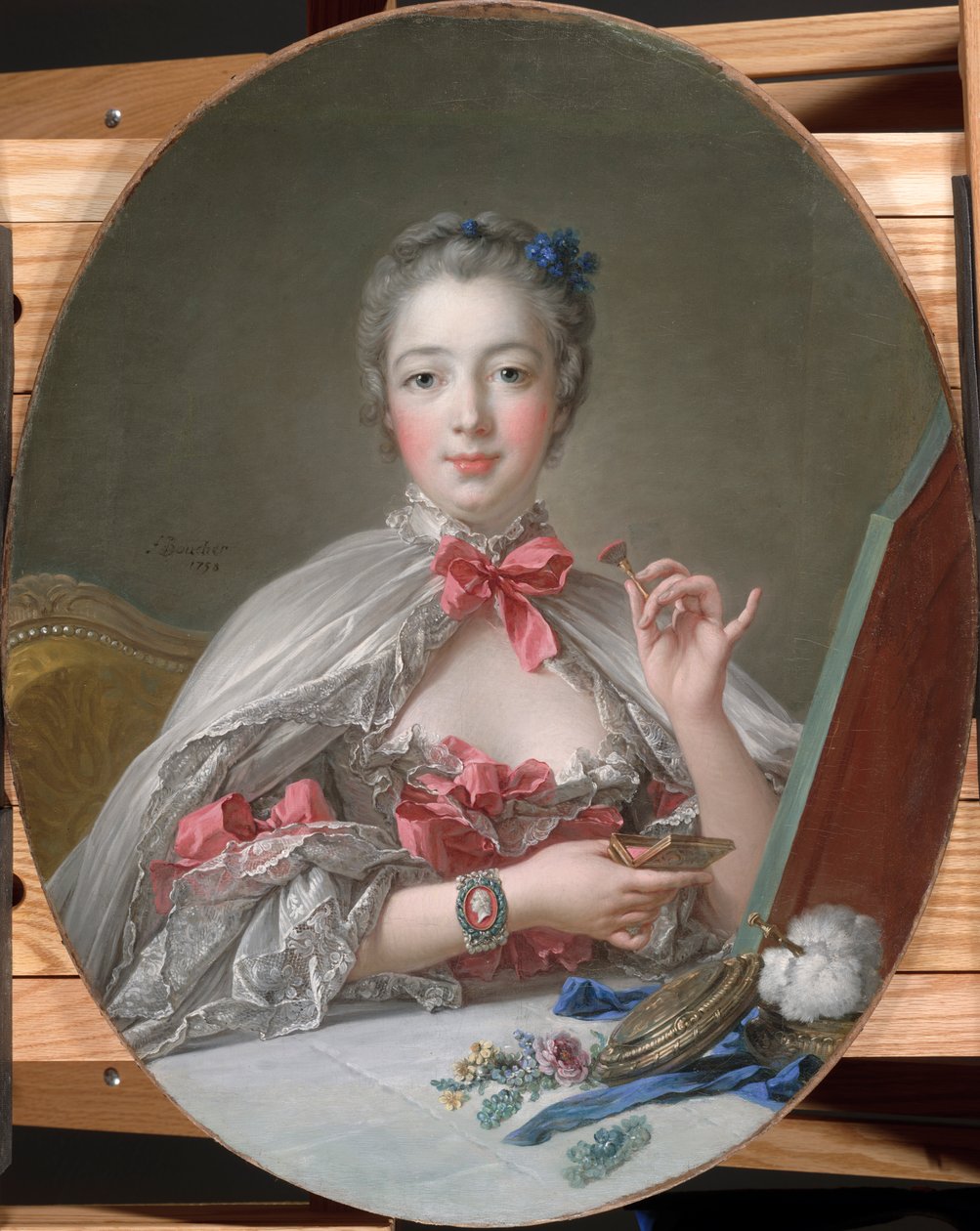 Madame de Pompadour à sa toilette, vers 1760 - François Boucher