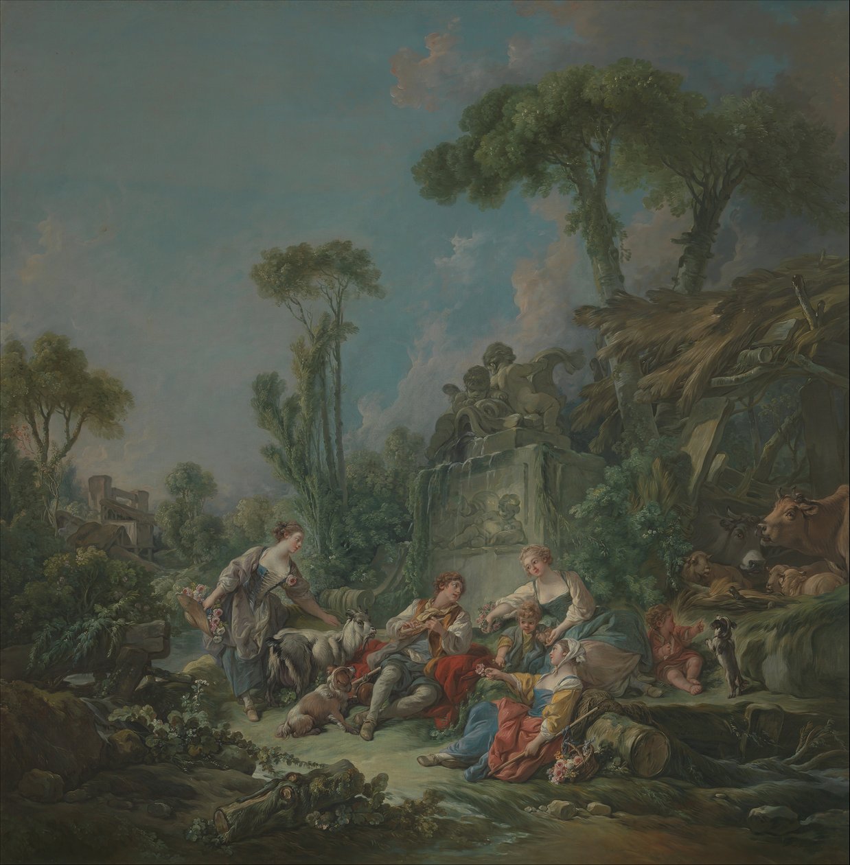 Idylle du berger, 1768 - François Boucher
