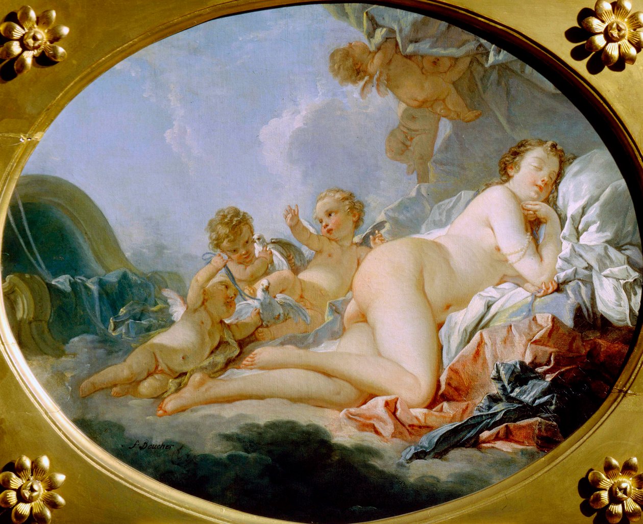 Vénus endormie, 18e siècle - François Boucher