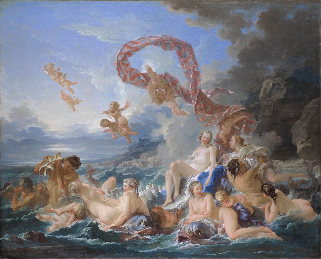 Suédois :  Venus triumf
 Le triomphe de Vénus - François Boucher