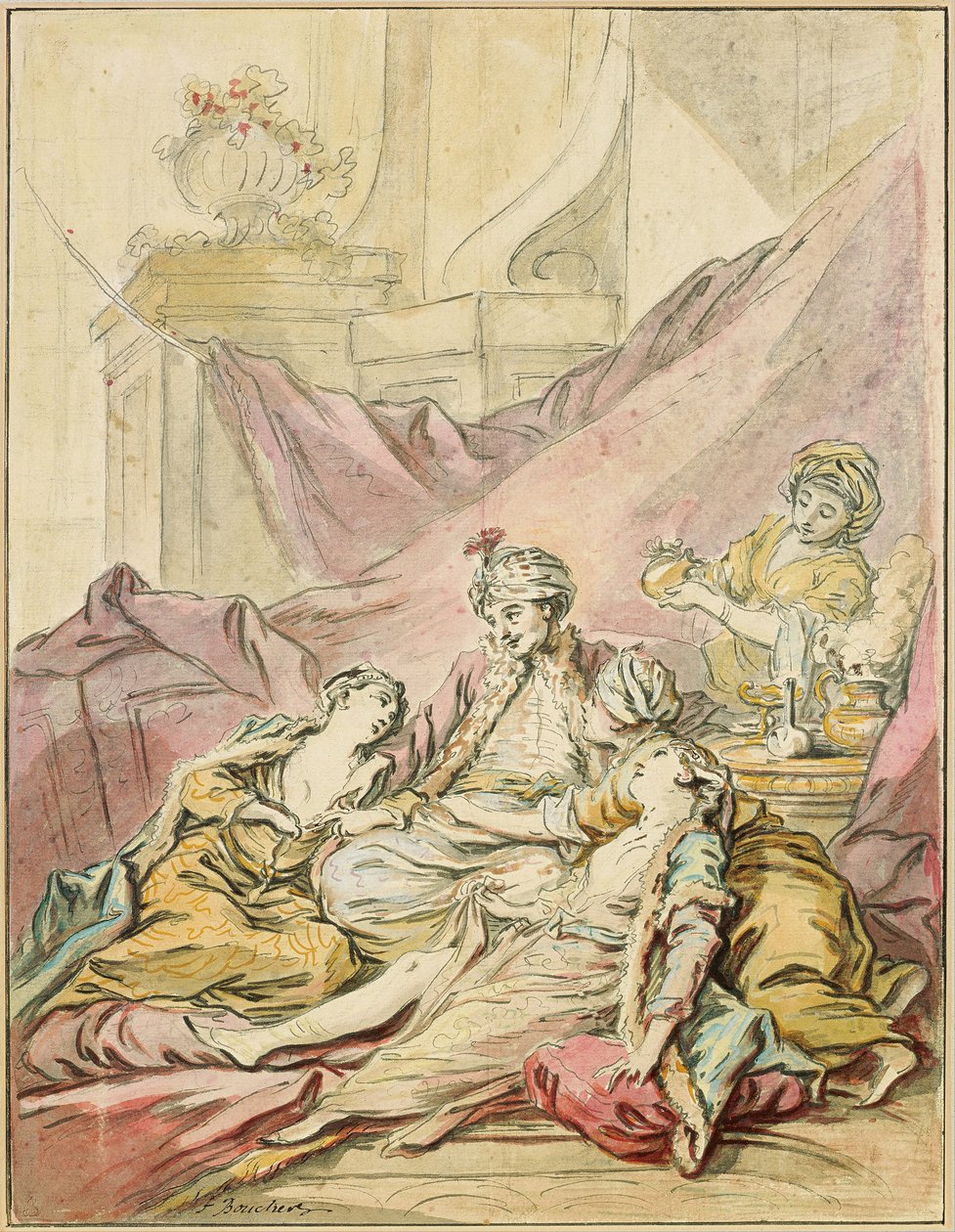 Le Pacha dans son harem, vers 1735-1739 - François Boucher