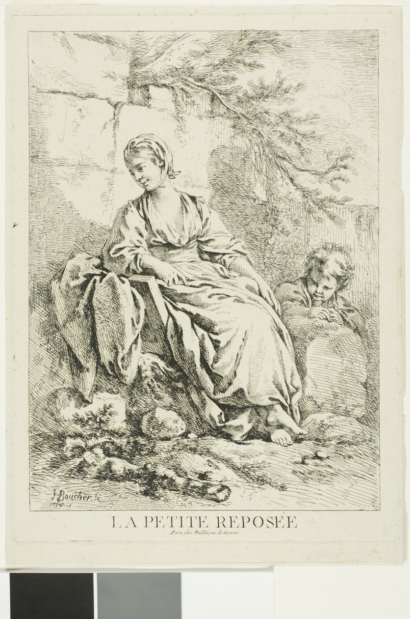 Jeune femme se reposant - François Boucher