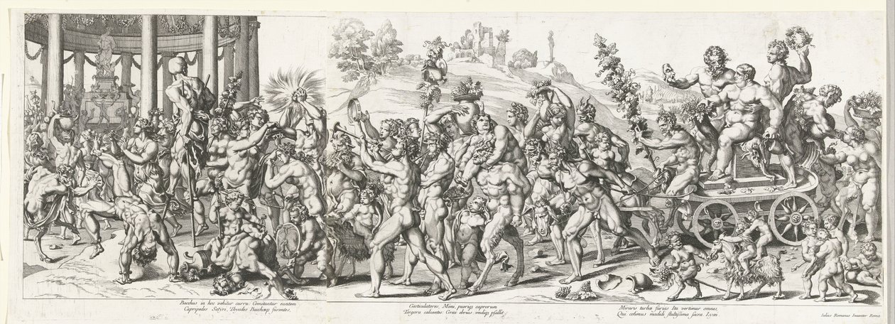 Triomphe de Bacchus - François Chauveau (attributed to)